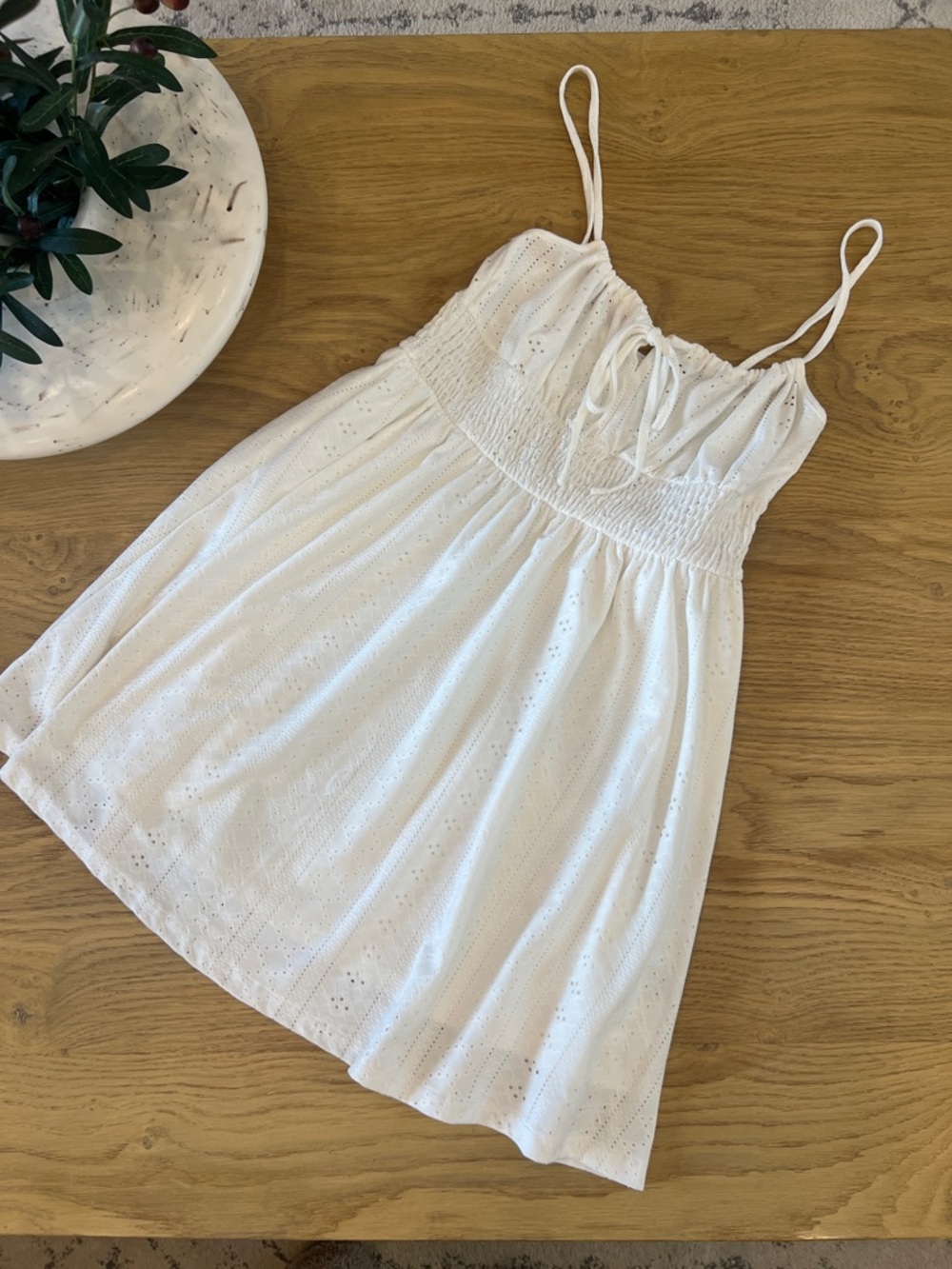 Adorable White Babydoll Dress